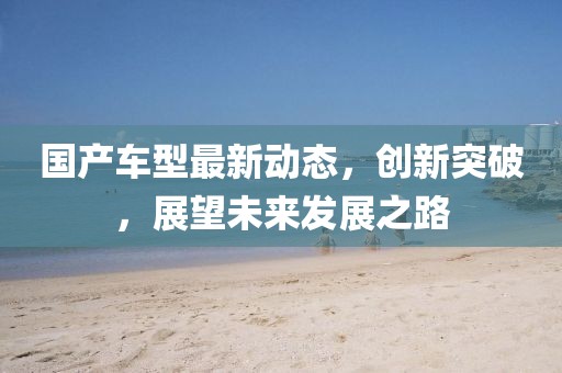 國產(chǎn)車型最新動態(tài)，創(chuàng)新突破，展望未來發(fā)展之路