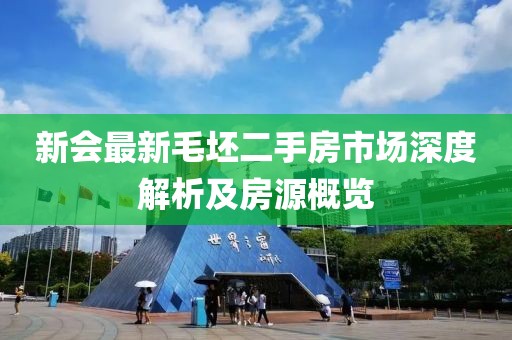 新會最新毛坯二手房市場深度解析及房源概覽